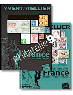 Yvert et Tellier Tome 1 - catalogues des timbres de France 2026