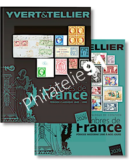 Yvert et Tellier Tome 1 - catalogues des timbres de France 2026