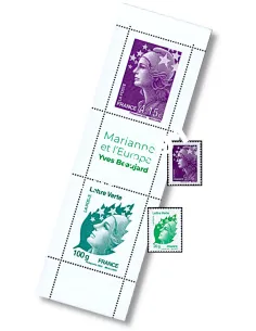 timbres n°5834 à 5837, Marianne et l'Europe, collection timbres France