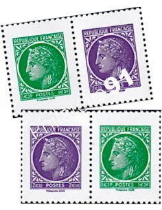 n° 5863 et 5864, 80 ans - Cérès de Mazelin, collection timbres France