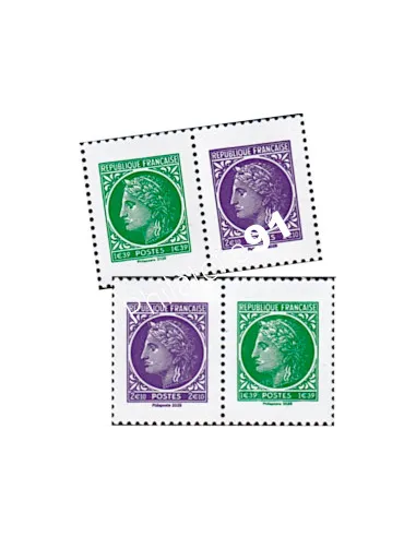 n° 5863 et 5864, 80 ans - Cérès de Mazelin, collection timbres France