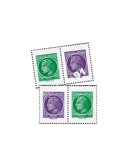 n° 5863 et 5864, 80 ans - Cérès de Mazelin, collection timbres France
