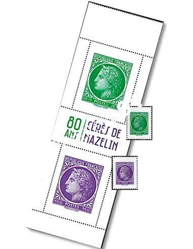 n° 5863 à 5866, 80 ans - Cérès de Mazelin, collection timbres France
