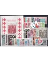 Année complète de timbres de Monaco - Année 1973 - Neuve