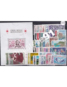 Timbres de Monaco - Année complète 1978 neuve