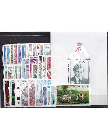 Timbres de Monaco - Année complète 1979 neuve