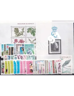 Timbres de Monaco - Année complète 1983 - Neuve