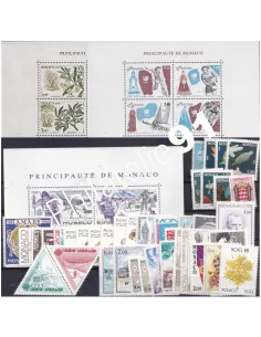 Timbres de Monaco - Année complète 1988 neuve**