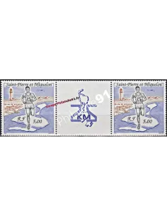 Timbre de St-Piere-et-Miquelon, sport, Collection Dom-Tom