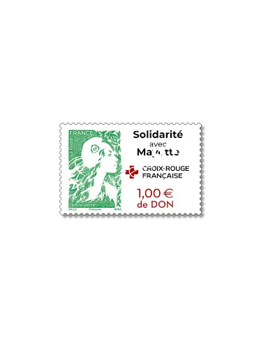 Timbre Solidarité à Mayotte, timbres de France