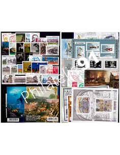 Année complète de France 2012 , timbres France