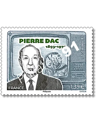 Timbre Pierre Dac, timbres de France