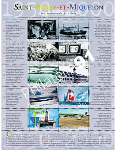 Bloc n° 9 de Saint PIERRE et MIQUELON, collection Dom-Tom