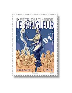 Timbre le jongleur, timbres de France