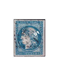 Timbre Classique n° 44B non dentelé oblitéré, timbres France