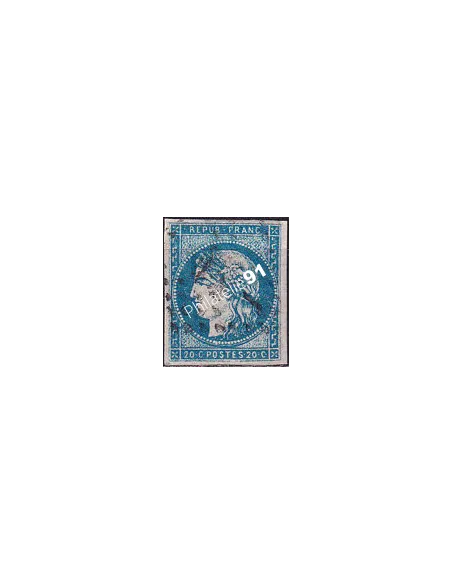 Timbre Classique n° 44B non dentelé oblitéré, timbres France