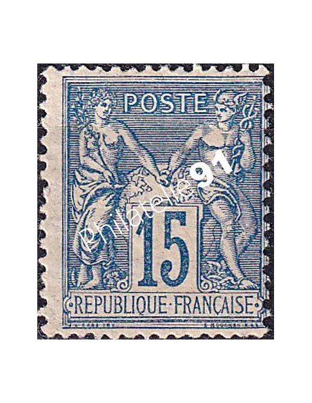 Timbre Classique n° 101 charnière, collection timbres France