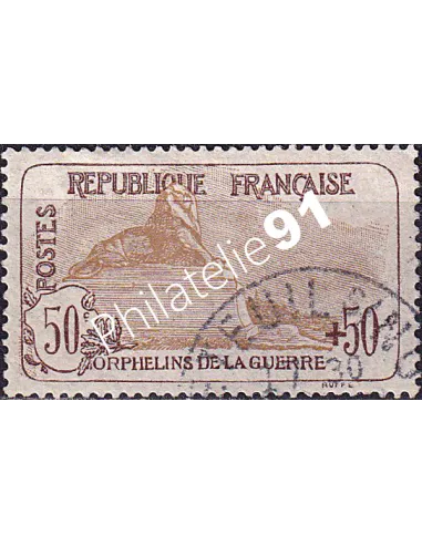 Timbre n° 153 oblitéré, collection timbres France