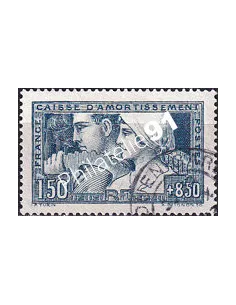 Timbre n° 252b oblitéré, collection timbres France