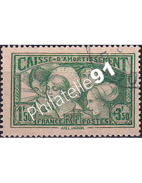 Timbre n° 269 oblitéré, collection timbres de France