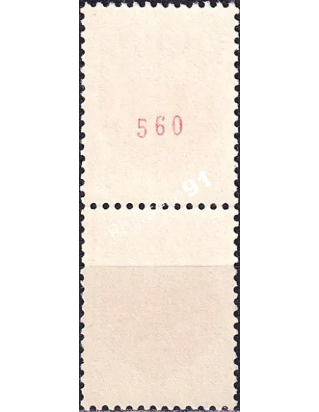 n° 1510b neufs, paire avec n° rouge, collection timbres France