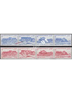 Timbres de ST PIERRE ET MIQUELON n° 537 à 544, collection Dom-Tom