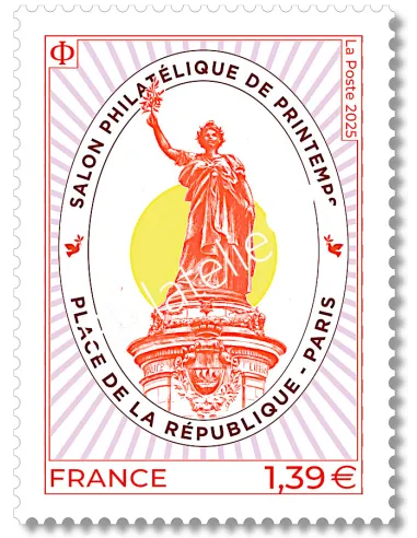 Timbre statue de la République, timbres de France