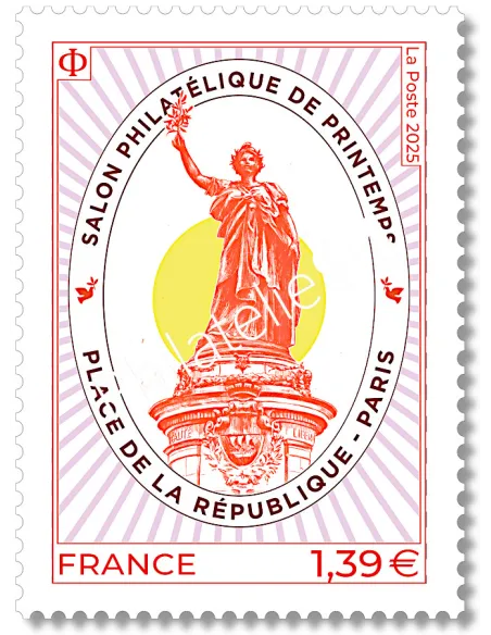 Timbre statue de la République, timbres de France