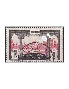 Gabon, n° 40 oblitéré, collection timbres colonies françaises