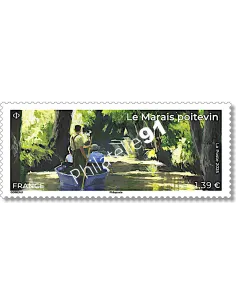 Timbren° 5868, Le Marais poitevin, timbres de France