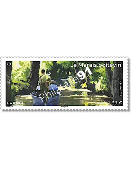 Timbren° 5868, Le Marais poitevin, timbres de France