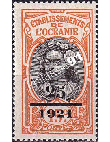 Océanie, n° 46 neuf, timbres des colonies françaises