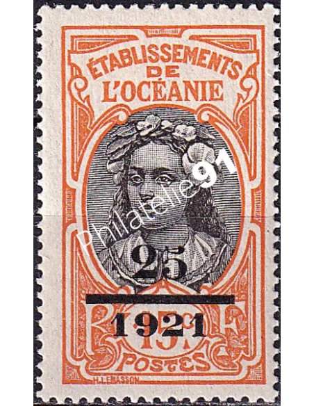 Océanie, n° 46 neuf, timbres des colonies françaises