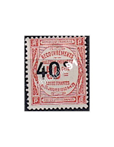Timbre-Taxe n° 50, Collection timbres France