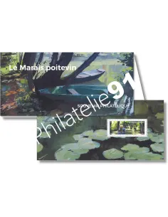 Bloc souvenir Le Marais poitevin, timbres de France