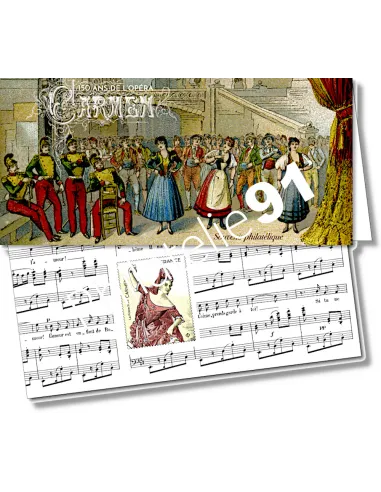 Bloc souvenir Opéra Carmen, timbres de France