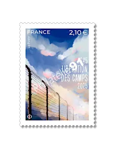 Timbren° 5871, 80 ans de la libération des camps, timbres de France