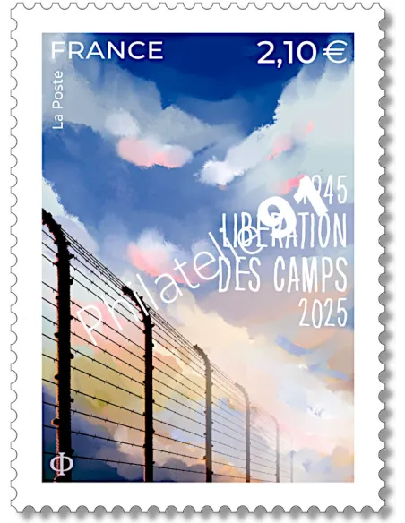 Timbren° 5871, 80 ans de la libération des camps, timbres de France