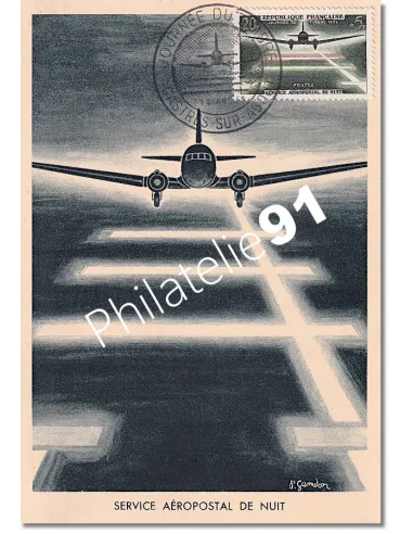 CarteMaximum, Journée du timbre 1959, Collection lettre France