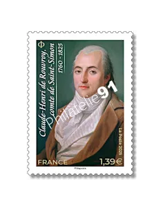Timbre n° 5876, Claude-Henri de Saint-Simon, timbres de France