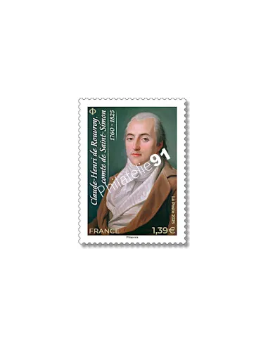 Timbre n° 5876, Claude-Henri de Saint-Simon, timbres de France