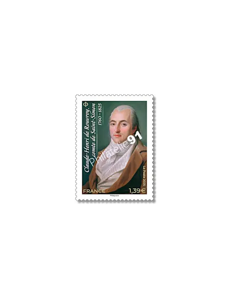 Timbre n° 5876, Claude-Henri de Saint-Simon, timbres de France