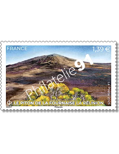 Timbre n° 5877, Le Piton de la Fournaise (Réunion), timbres de France