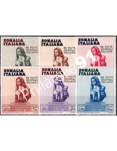 Somalie italienne, n° 188 à 193 charnière, timbres du monde