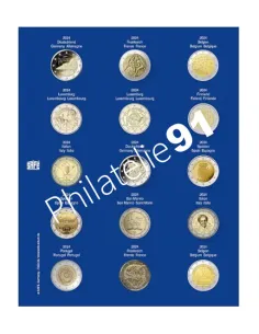 SAFE, Feuilles TOPset 2€ 2024, matériel numismatique