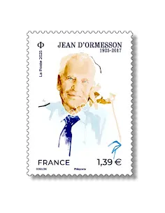 Timbre n° 5883, Jean d'Ormesson, timbres de France