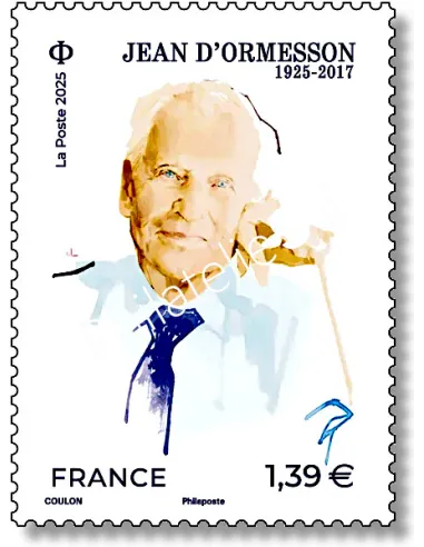 Timbre n° 5883, Jean d'Ormesson, timbres de France