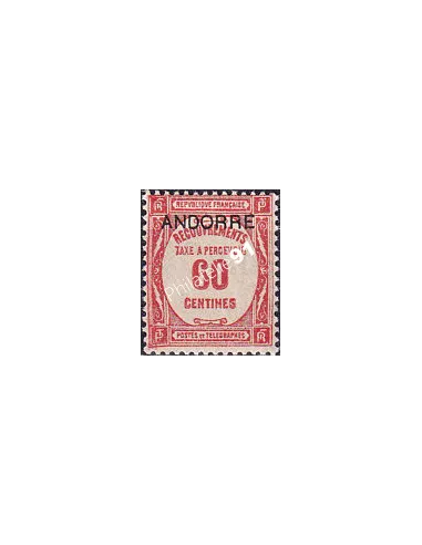 Andorre français, timbre-taxe n° 11 neuf, collection timbres d'Andorre