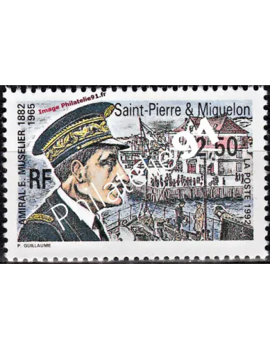 Timbre de ST PIERRE ET MIQUELON n° 558, collection Dom-Tom