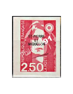 Timbre de ST PIERRE ET MIQUELON n°  557 ND, Marianne Bicentenaire